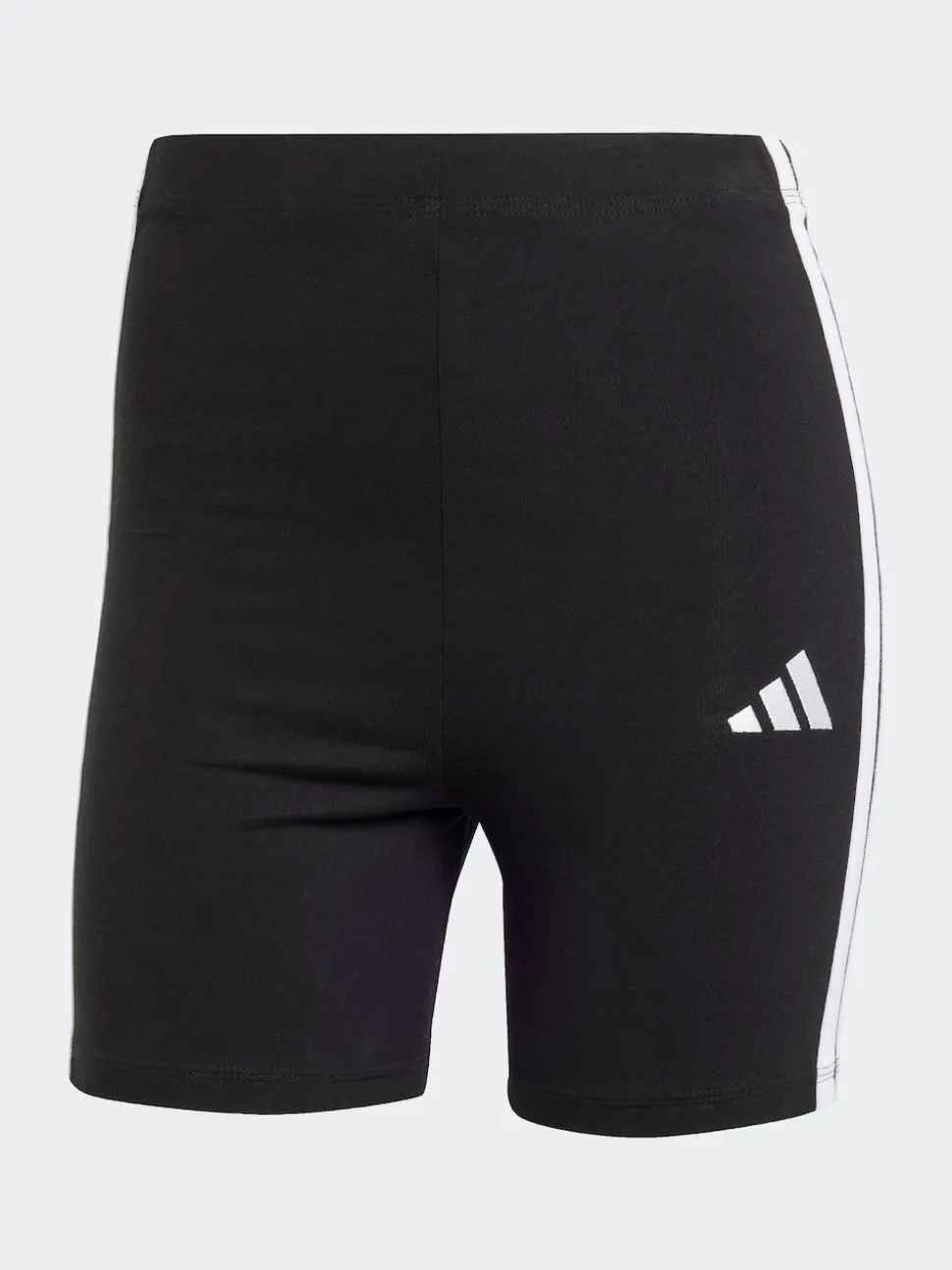 adidas Black 3 Stripe Bike Shorts