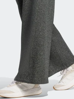 adidas Black ALL SZN Holiday Glitter Fleece Loose Joggers