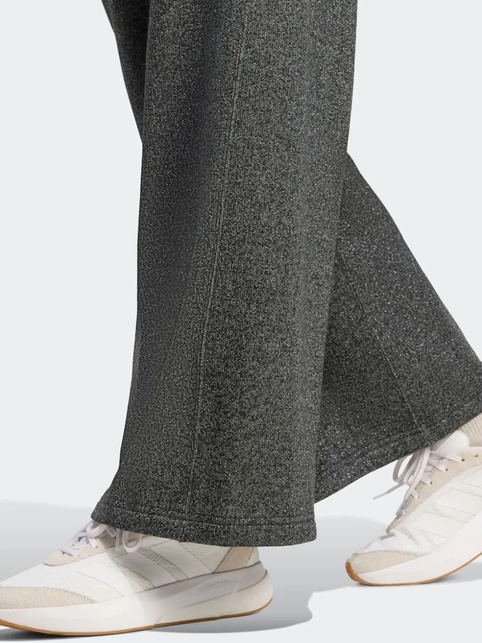 adidas Black ALL SZN Holiday Glitter Fleece Loose Joggers
