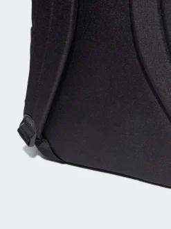 adidas Black Chrome Classic 3 Bar Logo Backpack