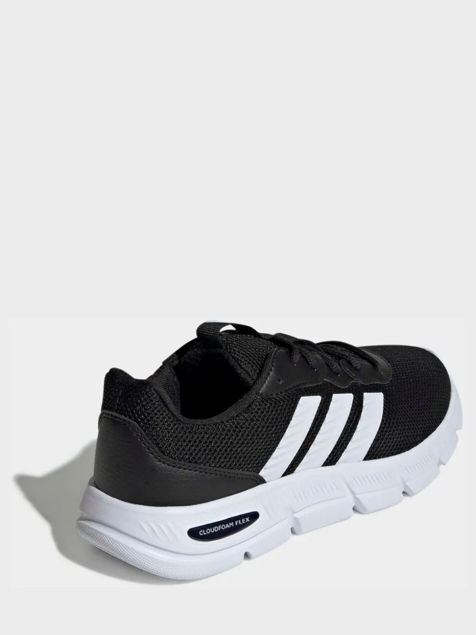 adidas Black Cloudfoam Flex Laces Trainers