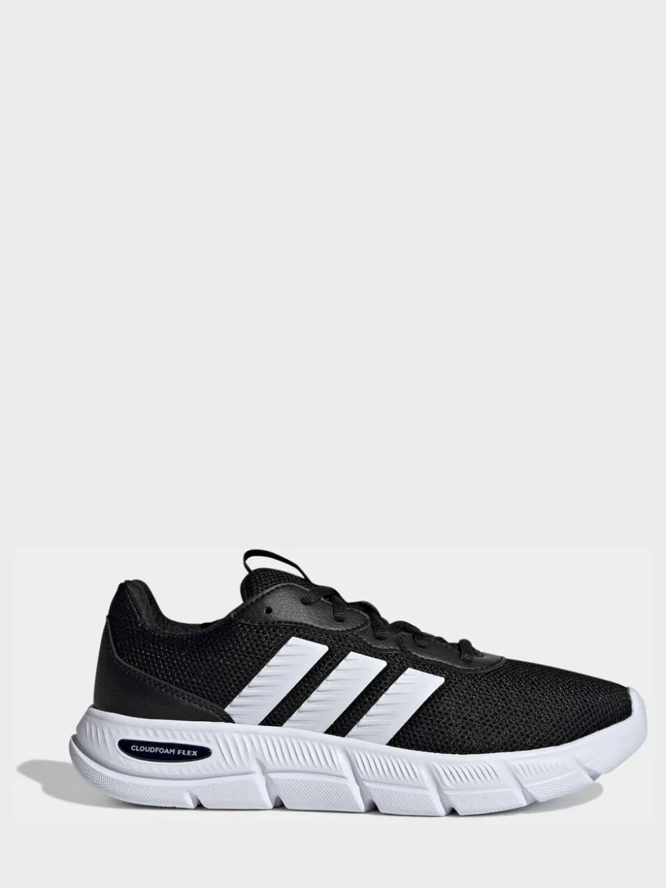 adidas Black Cloudfoam Flex Laces Trainers