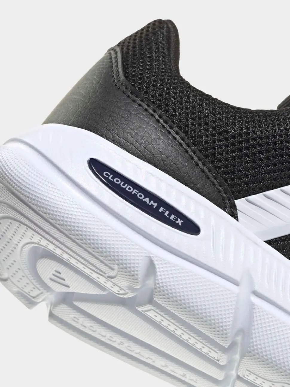 adidas Black Cloudfoam Flex Laces Trainers