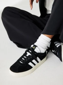 adidas Black Dark VL Court 3.0 Trainers