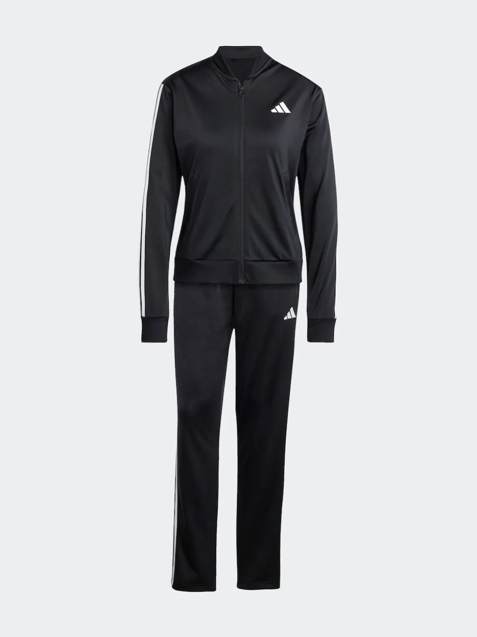 adidas Black Essentials 3-Stripes Tracksuit