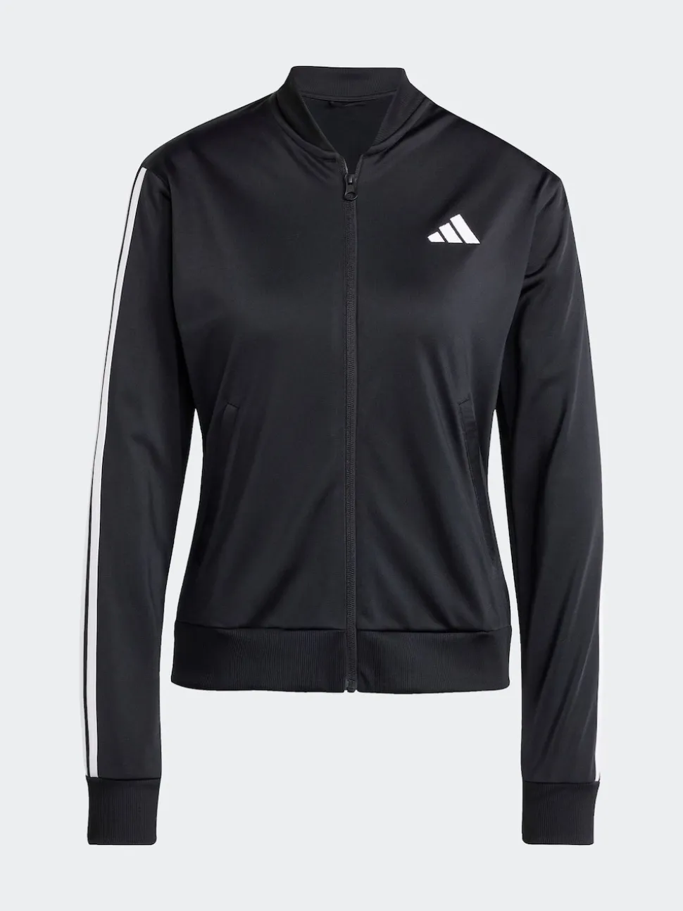 adidas Black Essentials 3-Stripes Tracksuit