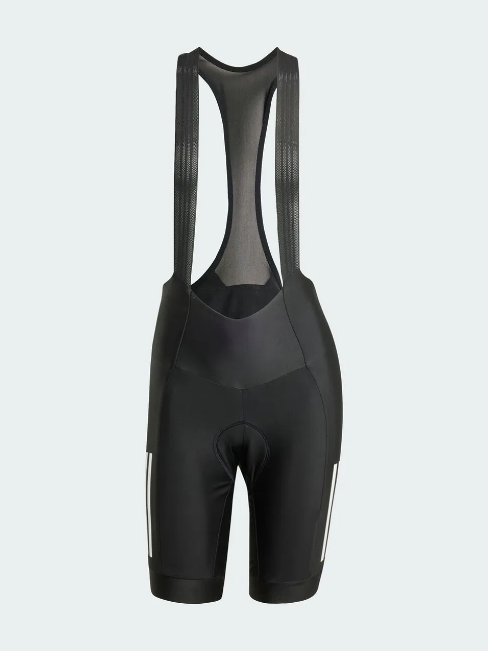 adidas Black Essentials 3-Stripes Padded Cycling Bib Shorts