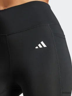 adidas Black Optime Essentials Stash 3/4 Leggings