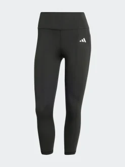 adidas Black Optime Essentials Stash 3/4 Leggings