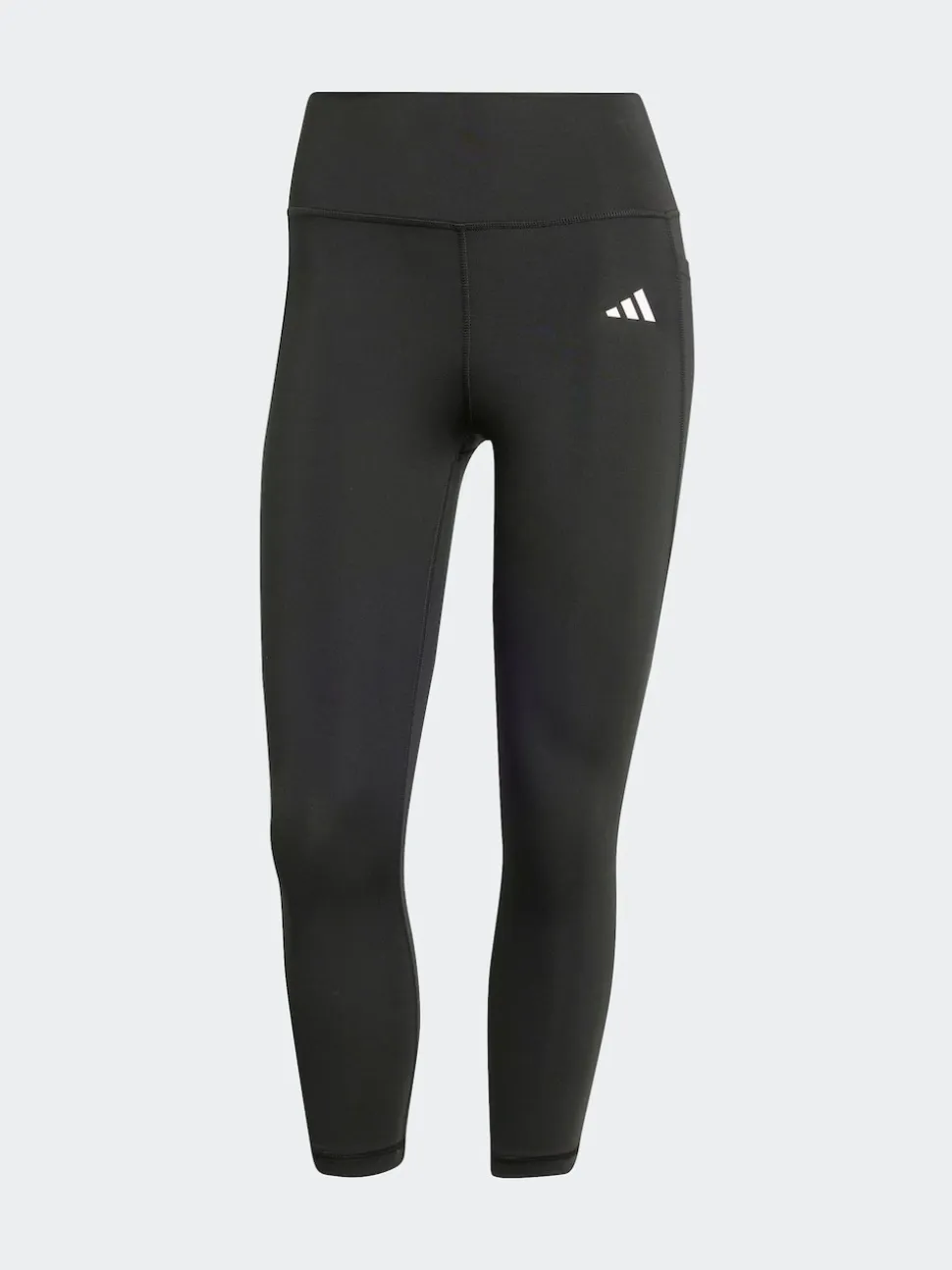 adidas Black Optime Essentials Stash 3/4 Leggings