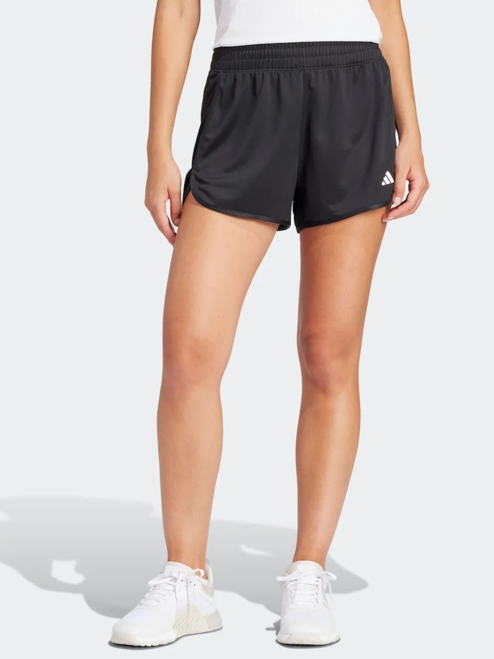 adidas Black Pacer Knit High Training Shorts