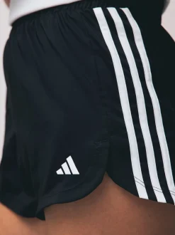 adidas Black Pacer Woven Shorts
