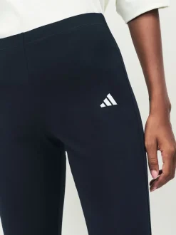 adidas Black Small Logo Flare Leggings