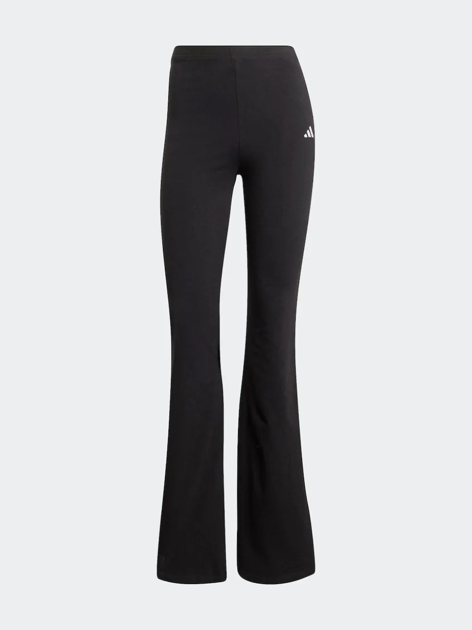 adidas Black Small Logo Flare Leggings