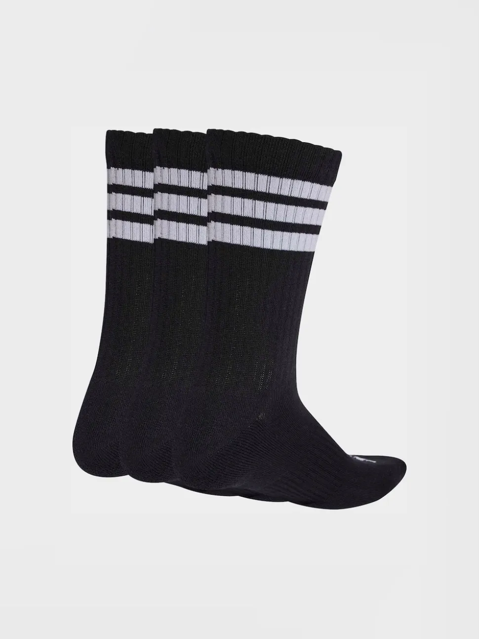 adidas Black Stonewash Crew Socks 3 Pack