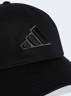 adidas Black Tonal Logo Dad Cap