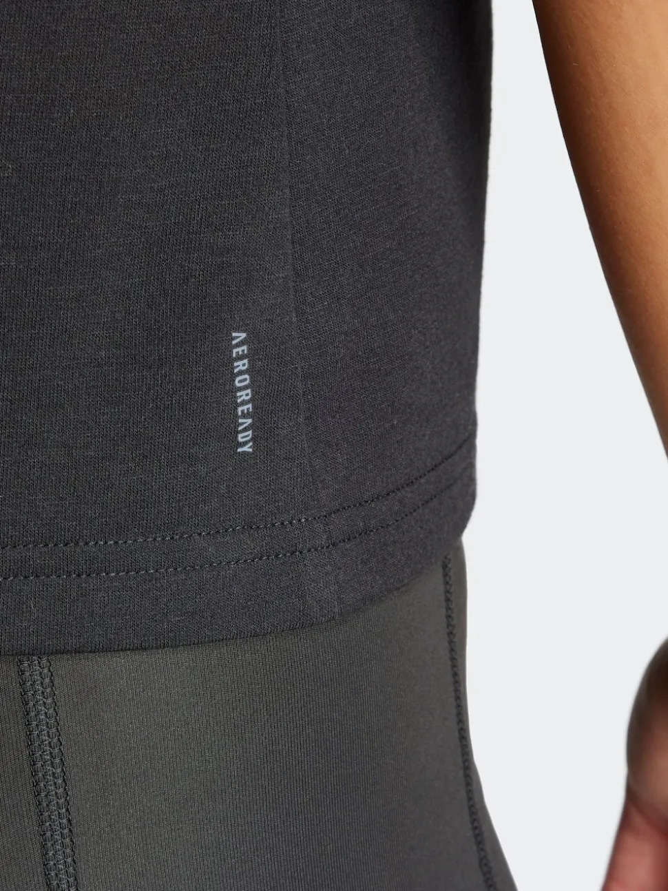 adidas Black Train Essentials Minimal Branding Racerback Tank Vests
