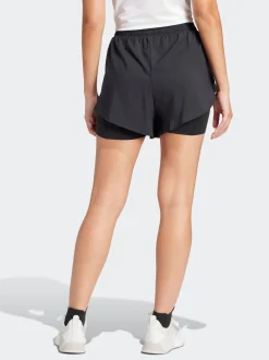 adidas Black Training 2-In-1 Shorts