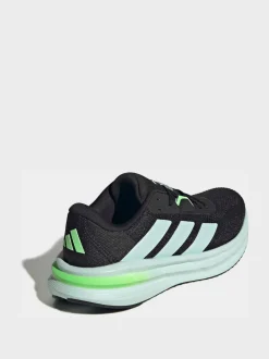 adidas Black/Green Galaxy 7 Trainers