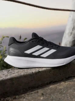 adidas Black/White Grand Court Trainers