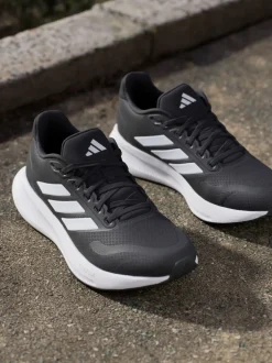 adidas Black/White Grand Court Trainers