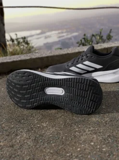 adidas Black/White Grand Court Trainers