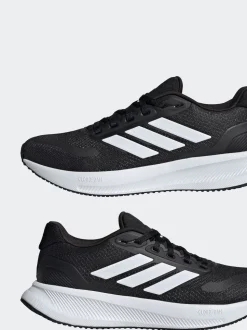 adidas Black/White Grand Court Trainers