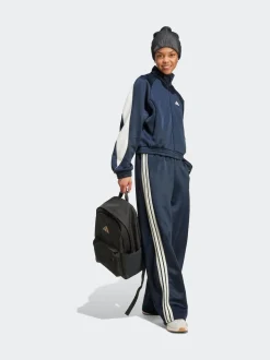 adidas Blue Stadium Loose Fit 3-Stripes Trackpant Trousers
