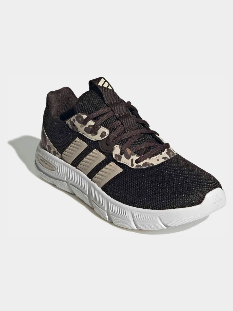 adidas Brown Cloudfoam Flex Trainers