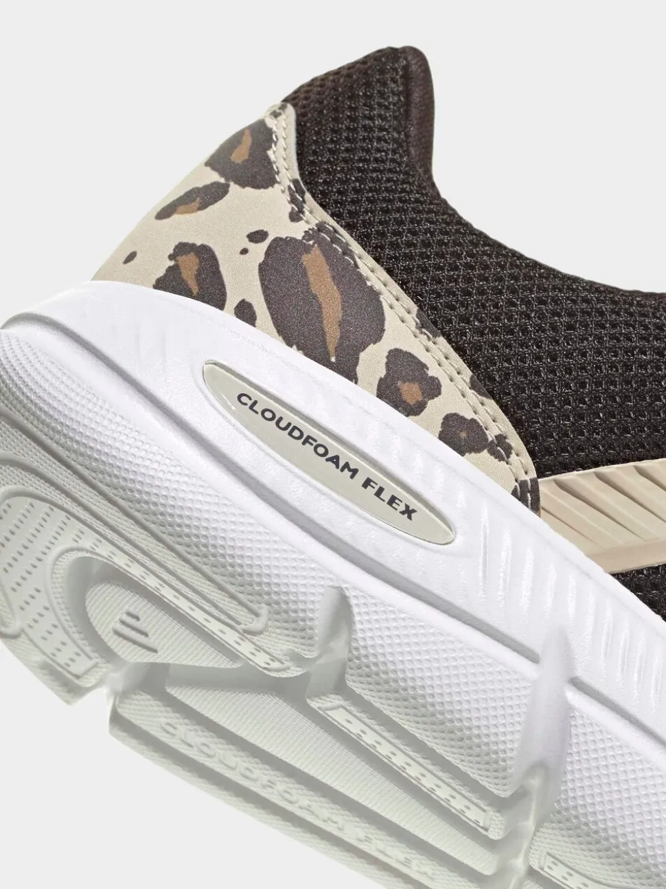 adidas Brown Cloudfoam Flex Trainers
