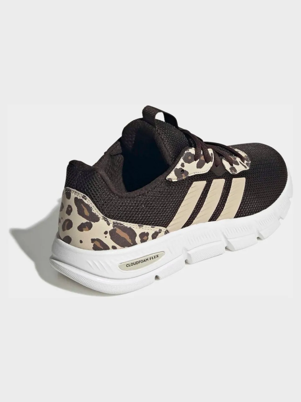 adidas Brown Cloudfoam Flex Trainers