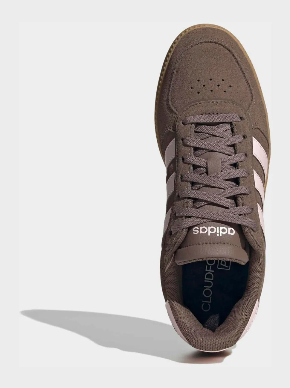adidas Brown/Pink Breaknet Sleek Trainers