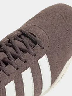 adidas Brown/White Grand Court Lo Trainers