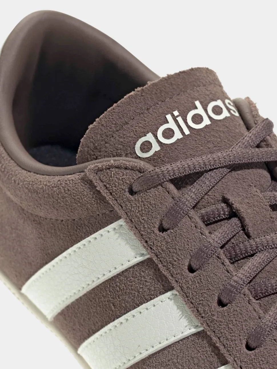 adidas Brown/White Grand Court Lo Trainers