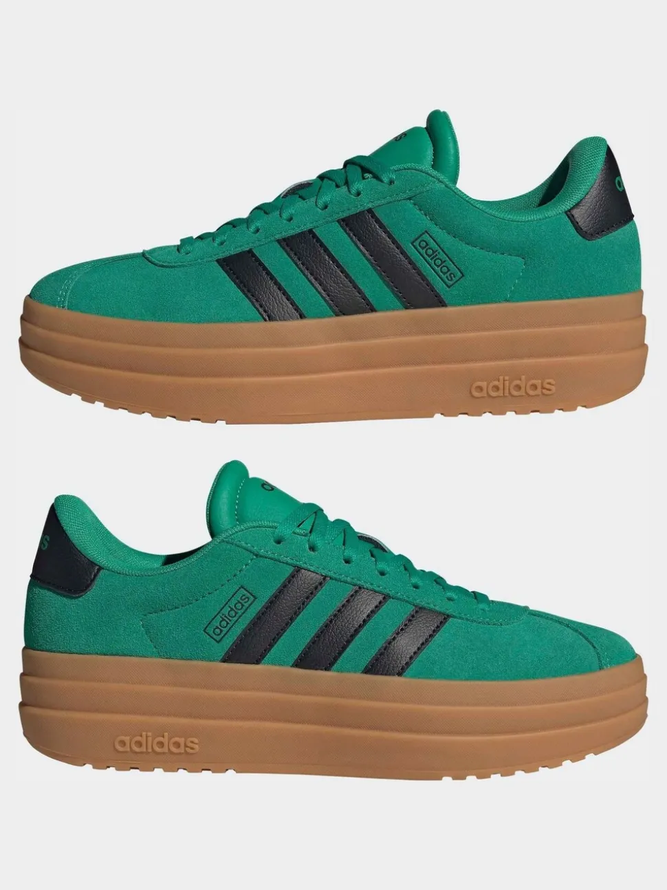 adidas Green/Black VL Court Bold Trainers