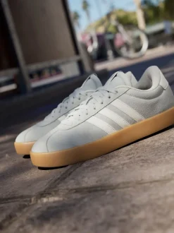 adidas Grey VL Court 3.0 Trainers