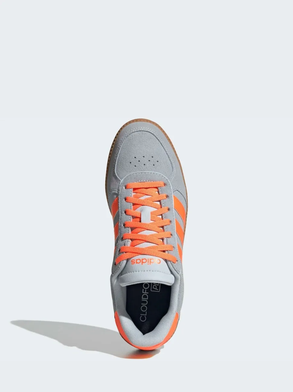 adidas Grey/Orange Breaknet Sleek Trainers