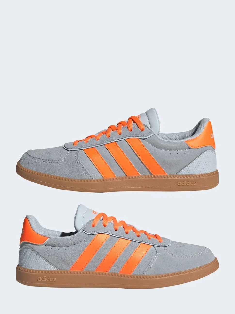 adidas Grey/Orange Breaknet Sleek Trainers