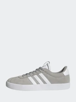 adidas Grey/White VL Court 3.0 Trainers
