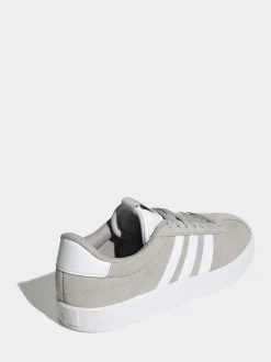 adidas Grey/White VL Court 3.0 Trainers