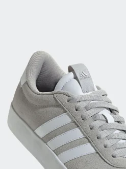 adidas Grey/White VL Court 3.0 Trainers