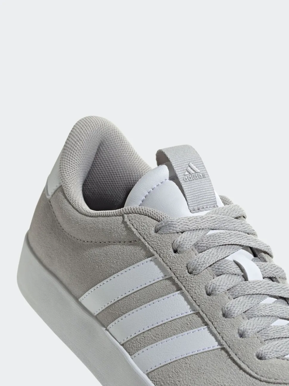 adidas Grey/White VL Court 3.0 Trainers