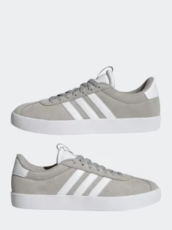 adidas Grey/White VL Court 3.0 Trainers