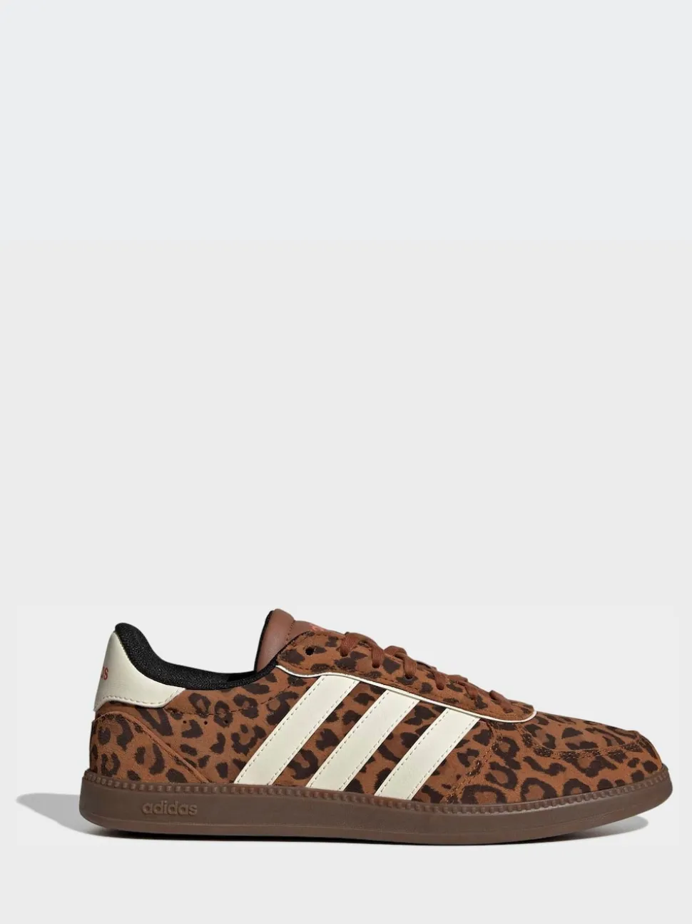adidas Leopard Print/White Breaknet Sleek Trainers