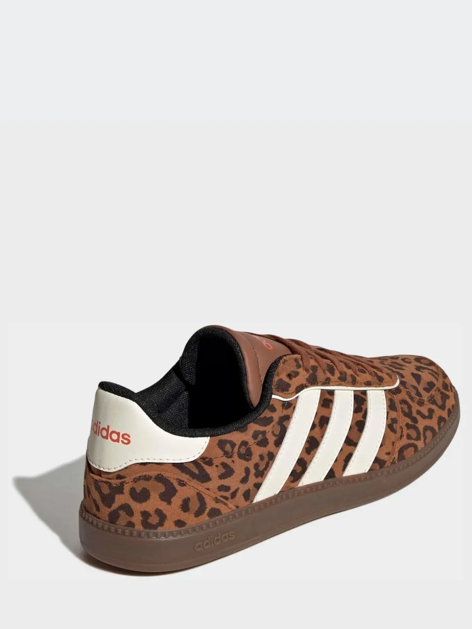 adidas Leopard Print/White Breaknet Sleek Trainers