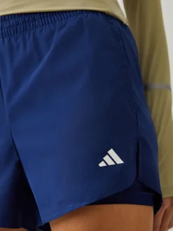 adidas Light Blue Workout Essentials 2In1 Shorts