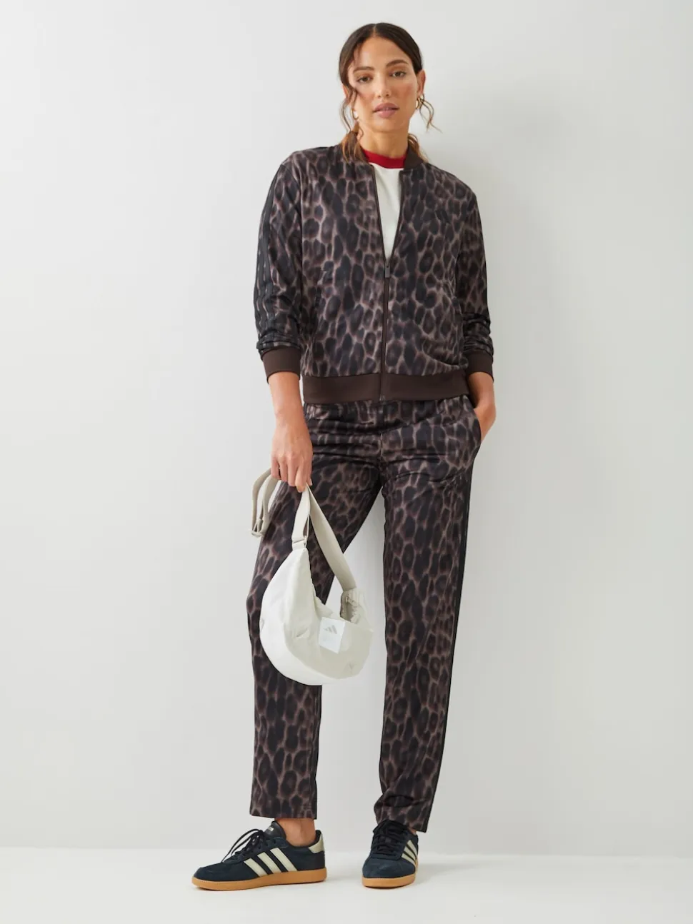 adidas Natural Essentials 3-Stripes Tracksuit Animal Aop