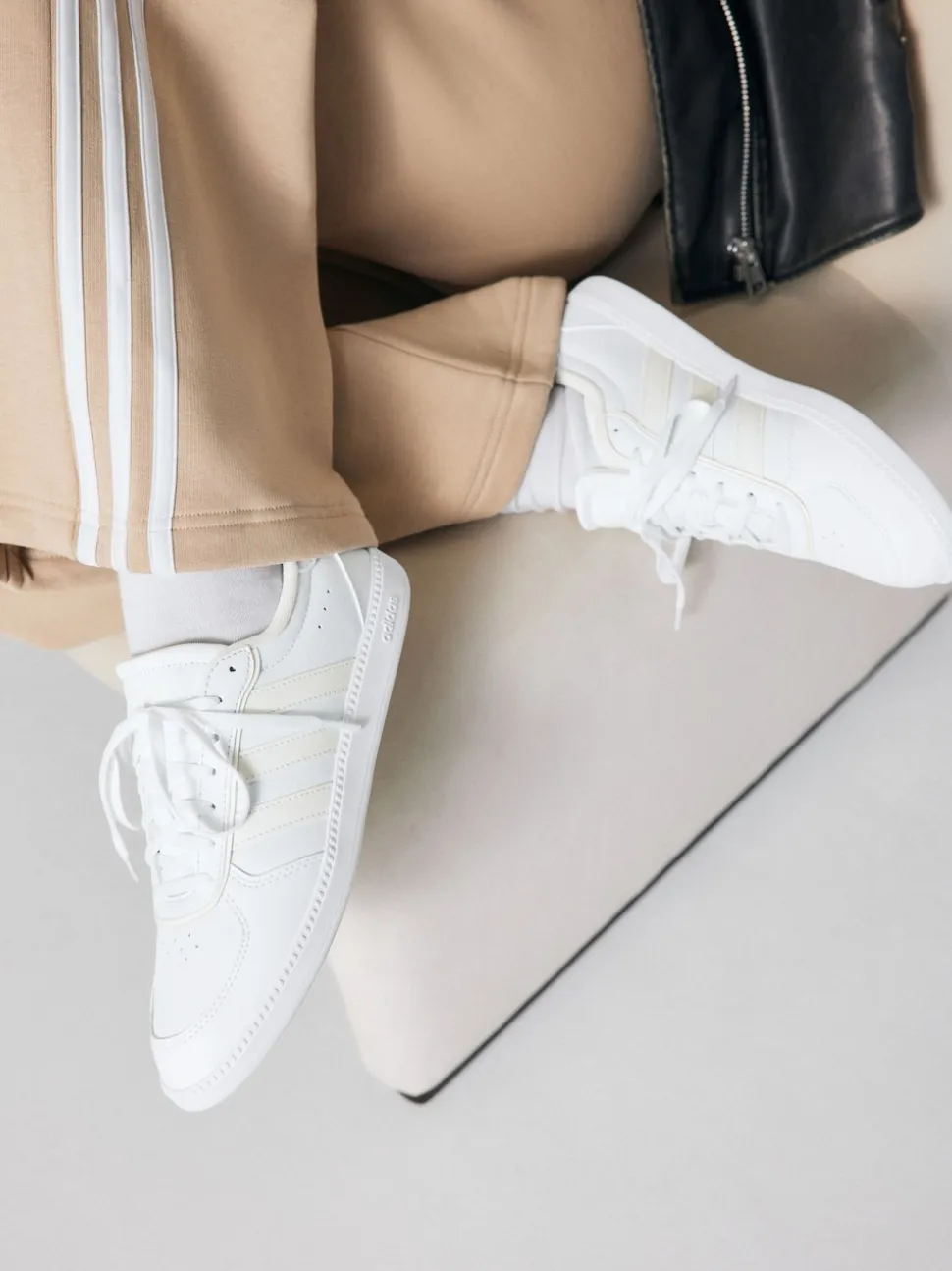 adidas Off White Breaknet Sleek Trainers