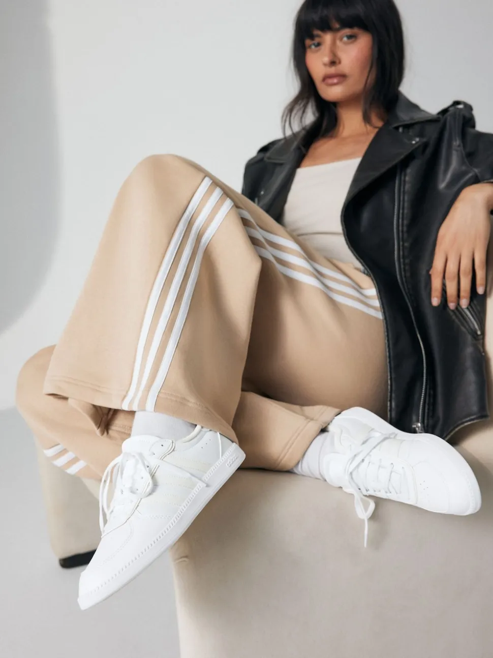 adidas Off White Breaknet Sleek Trainers