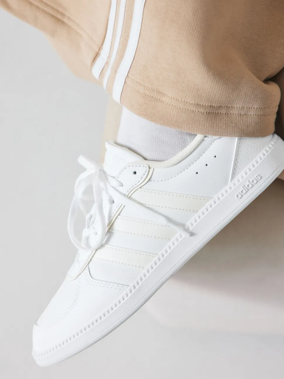 adidas Off White Breaknet Sleek Trainers